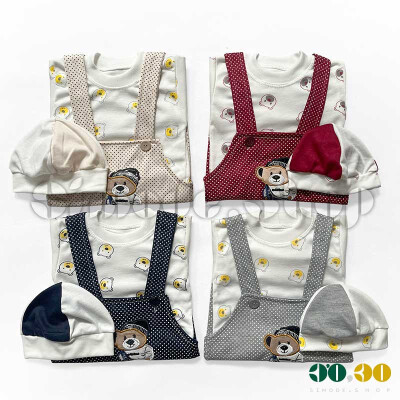 Teddy baby romper