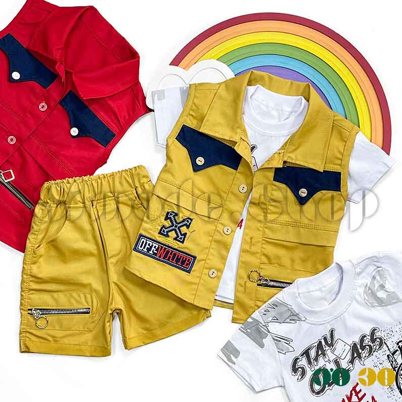 Three-piece suit for boys