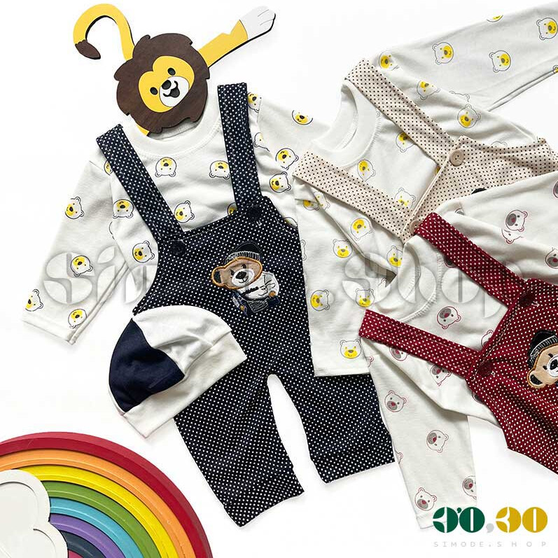 Teddy baby romper