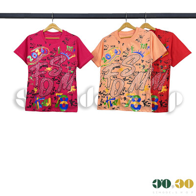 تیشرت 50-65 نگینی دخترانه